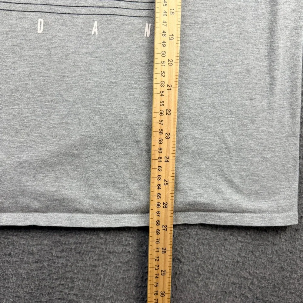 Jordan‎ Air Flight Men's L Large Graphic T-Shirt Grey Heather Jumpman Logo